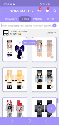 Skins MASTER for MINECRAFT PE android App screenshot 3