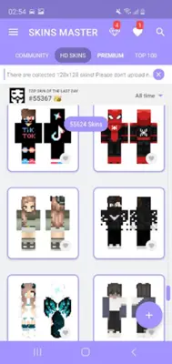 Skins MASTER for MINECRAFT PE android App screenshot 6